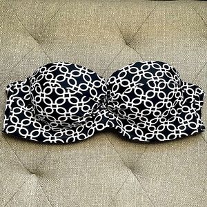 Black & White Swimsuit Top